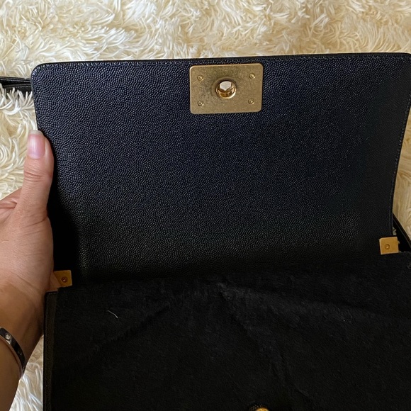 (SOLD) Chanel old med leboy Caviar w/ ruthenium - Picture 8 of 16